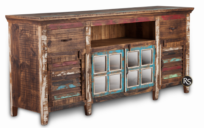 COMODA TV STAND CABAÑA 80&quot;