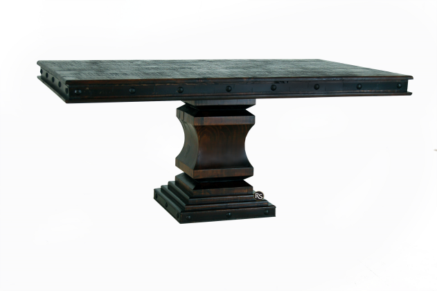 PEDESTAL 6 FOOT DINING TABLE 
